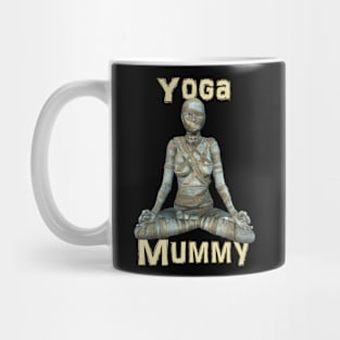 Yoga Mummy Fire Log Pose Mug